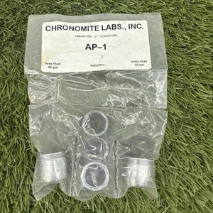 Nuovo pacchetto accessori controllo flusso rubinetto Chronomite AP-1 AP1 adattatore senza schermo - Foto 1 di 7