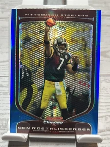 2009 Bowman Cromo Blu Rifrattore /150 Ben Roethlisberger #2 - Foto 1 di 13