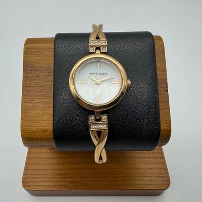 Anne Klein Watch Women 22mm Rose Gold Tone Bracelet Band New Battery - Image 1 of 4
