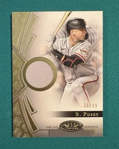 2023 Topps Certified Tier One Buster Posey Relic Game Used Mem /99 Giants  - Picture 1 of 2