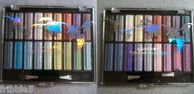 2 Kleancolor Rainbow Splendor Palette of 18 Eye Shadows Pressed Powder Free S&H - Image 1 of 2