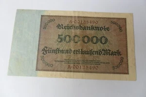 Original 500000 Markschein 1923, sehr selten! - Bild 1 von 4