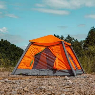 Inflatable Tent Camping Automatic Waterproof Air Folding Cube Fishing Awning - Image 1 of 4