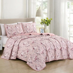 Flora 3PC BEDSPREAD SET - Picture 1 of 6