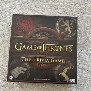 Juego de mesa de Game of Thrones The Trivia con tarjetas de personajes 2015 muy bien usado - Imagen 1 de 12