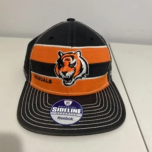 Vintage Cincinnati Bengals Reebok Hat Cap Onfield Equipment Size S/M - Picture 1 of 12