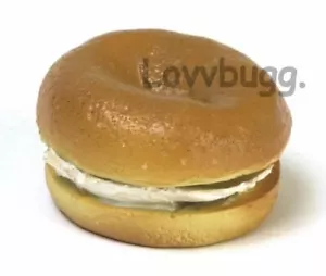Bagel for American Girl 18" Doll Food School Lunch Rebecca FREESHIP ADDS! LovvU! - Foto 1 di 12