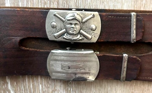 Circa 1930's - 40's Babe Ruth Belt and Buckle Unique Design - Picture 1 of 4