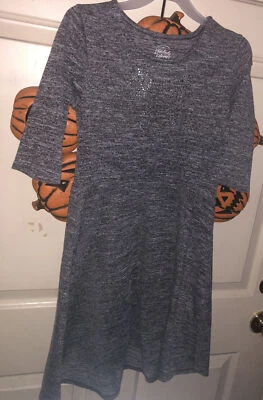 Vestido niña gris jaspeado gloria descolorido L 10/12 Foto 1 de 3