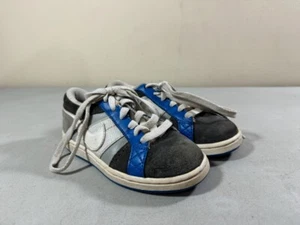 Nike Niños Gris Azul Blanco Cuero y Gamuza Zapatillas bajas Niño Talla 12C - Imagen 1 de 3
