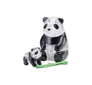 3D Crystal Puzzle: Panda & Baby - Picture 1 of 2