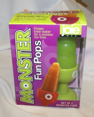 Joie Monster Fun Pops Máquina de golosinas congeladas Juego de 4 helados de MSC Foto 1 de 4