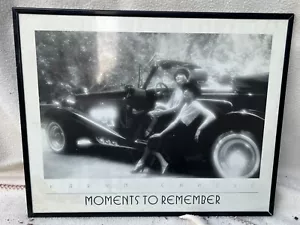 VINTAGE GERAHMTES KUNSTWERK MOMENTE ZUM ERINNERN AN KAREN CHAUVE - Bild 1 von 12