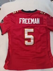 Buccaneers Jersey #5 Josh Freeman Reebok NFL Players On Field Women's Size L ...
