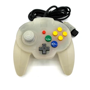 Nintendo 64 White Clear Hori Pad Mini Controller: N64 Controller OEM US Seller - Picture 1 of 6