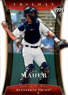 2005 Upper Deck Trilogy No49 Джо Мауэр MINNESOTA TWINS - Изображение 1 из 2