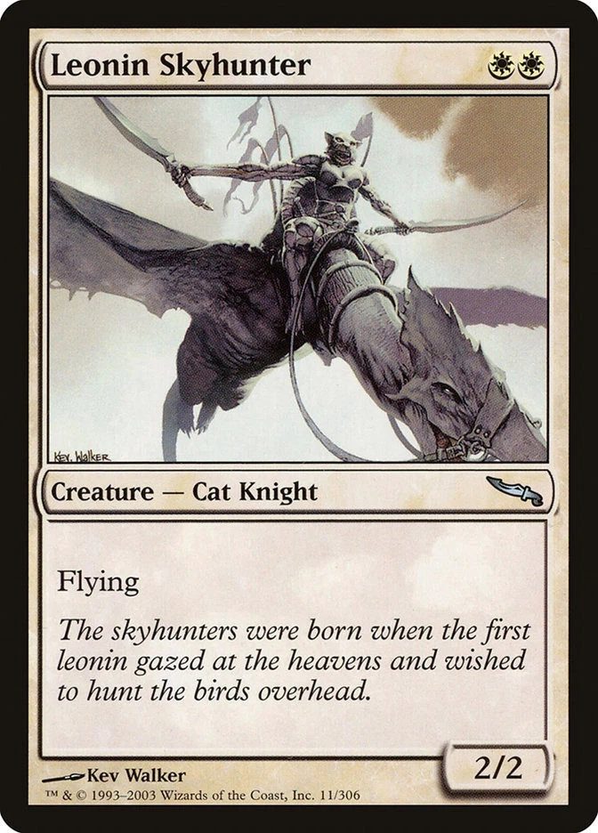 MTG Magic the Gathering Leonin Skyhunter (11/306) Mirrodin LP - Image 1 of 1
