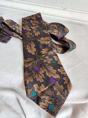 Corbata de seda Andre Gianni de bellota Foto 1 de 4