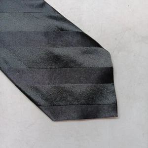 Corbata para hombre GEORGE 100 % seda negra 57" X 3,5" - Imagen 1 de 5