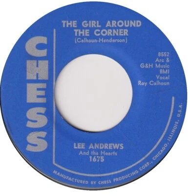LEE ANDREWS “The Girl Around The Corner” CHESS (1957) - Image 1 of 2