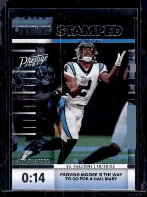 2023 Prestige Time Stamped #TS-10 DJ Moore - Image 1 of 2