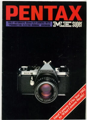 Pentax ME Super Camera & Lens System Brochure. More Dealer Sales Leaflets Listed - Image 1 of 3