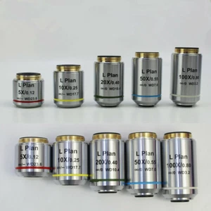 WD Long Working Distance Infinity Plan Achromatic Microsocpe Objective Lens - Picture 1 of 15