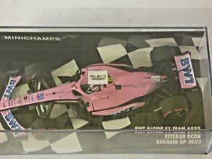Minichamps 1:43 BWT Alpine A521 Esteban Ocon Bahrain GP 2022 - Bild 1 von 1