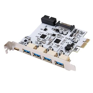 PCIe to USB 3.2 Card Desktop Type C Adapter Pci-E Connector USB 3.0 - Zdjęcie 1 z 10