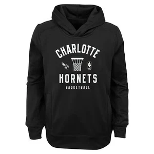 Outerstuff Charlotte Hornets NBA Youth (8-20) Always Fly Fleece Black Hoodie - Bild 1 von 5