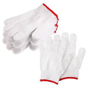 36pairs Cotton Work Gloves Hand Liners Glove for Working, Painting, Gardening