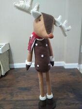 Pottery Barn Kids Rudolph The Red Nosed Reindeer Hearth Decor Plush Christmas