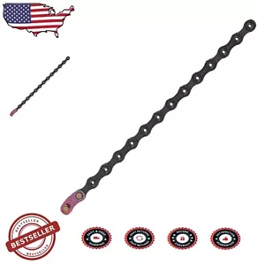 Durable 126 Links Black Titanium Coated 12-Speed Cycling Chain - Unisex Style - Picture 1 of 3