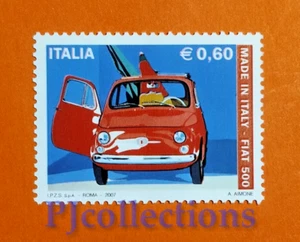 A1094-ITALIA-ITALY 2007 MADE IN ITALY - FIAT 500 € 0,60 MNH - Imagen 1 de 1