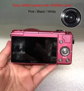 Sony Alpha A5000 20.1 MP Flip Screen Mirrorless Camera with PZ 16-50mm Lens - Picture 1 of 20