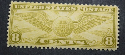 1931 US Stamp Scott #C17 - 8 Cent - Winged Globe - MNH/OG/VF  - Image 1 of 2