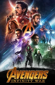 AA0405 Avengers Infinity War Film von Joe Russo 2018 Künstler Film Poster 11x17 - Bild 1 von 9