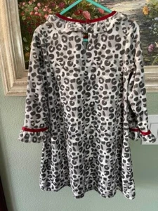 Gymboree Girls Dress Leopard Long Sleeve Dress Size 4 ~ Used - Picture 1 of 5