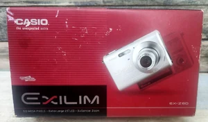 Casio Digital Camera Exilim EX-Z60 6.0MP Black Boxed Bundle **Tested** NICE! - Picture 1 of 22