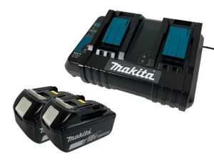 Makita DC18SH Doppel-Ladegerät mit 2 x Akku 3 Ah 199687-4 - Bild 1 von 5