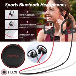 Mpow Wireless Bluetooth 5.3 Headphones Earphones Earbuds Stereo Sports Headsets - Picture 1 of 17
