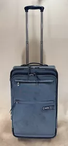 Kirkland Signature Duramax 22” Upright Expandable Wheeled Carry On Suitcase Teal - Picture 1 of 14