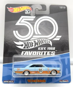 2018 Hot Wheels Premium 50th Anniversary Favorites Gulf '65 Ford Galaxie New - Picture 1 of 5