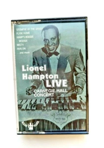 Lionel Hampton LIVE Carnegie Hall Concert Cassette Tape 1989 Jazz Big Band - Picture 1 of 7