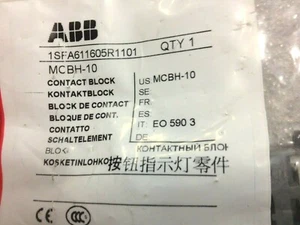 ABB SFA611605R1101 BCBH-10 Contact Blocks - Lot of 2 - Bild 1 von 3
