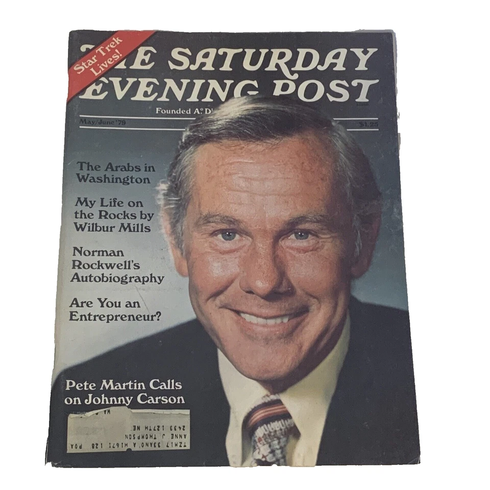 The Saturday Evening Post Star Trek Johnny Carson June 1979 magazine - Image 1 of 4