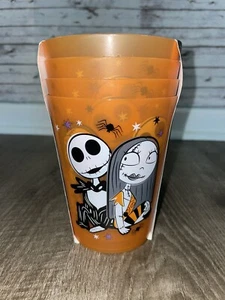New 4 Pack Nightmare Before Christmas 16 oz Plastic Party Cups - Picture 1 of 4