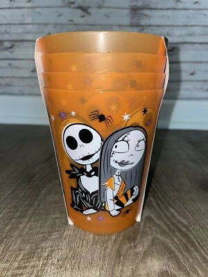 New 4 Pack Nightmare Before Christmas 16 oz Plastic Party Cups - Image 1 of 4