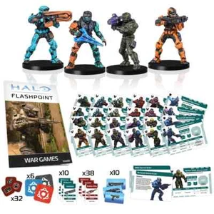Halo: Flashpoint - War Games Expansion Pack Miniaturen Neu Versiegelt Kostenloser Versand USA - Bild 1 von 1