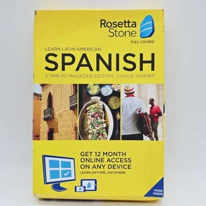 Rosetta Stone Home Software 12 Month Access Learn Latin American Spanish - Picture 1 of 4